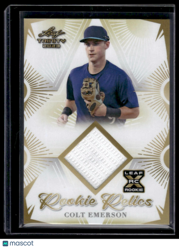 2023 Leaf Trinity Colt Emerson #RR-16 Rookie Relics