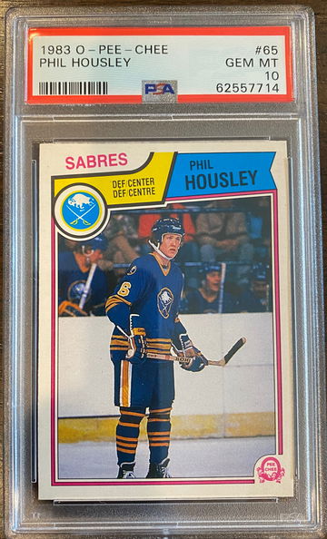 1983 O-pee-Chee Phil Housley PSA 10 RC rookie Sabres 