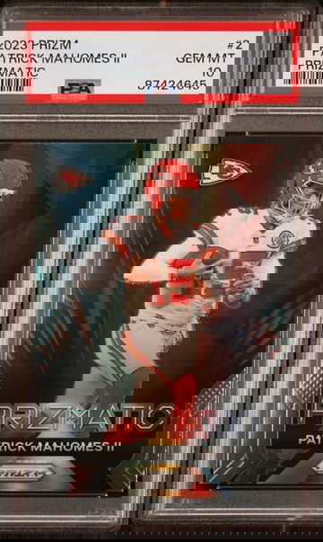 2023 Panini Prizm Patrick Mahomes II Prizmatic #2 PSA 10 Chiefs GEM MINT