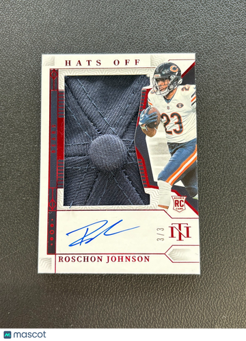 2023 Roschon Johnson Panini Authentic