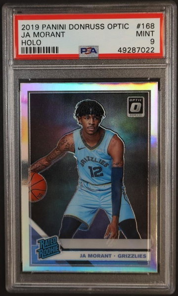 2019 Donruss Optic Rated Rookie Holo Ja Morant #168 PSA 9