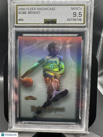 2001 Fleer Showcase Kobe Bryant #85 AGS 9.5