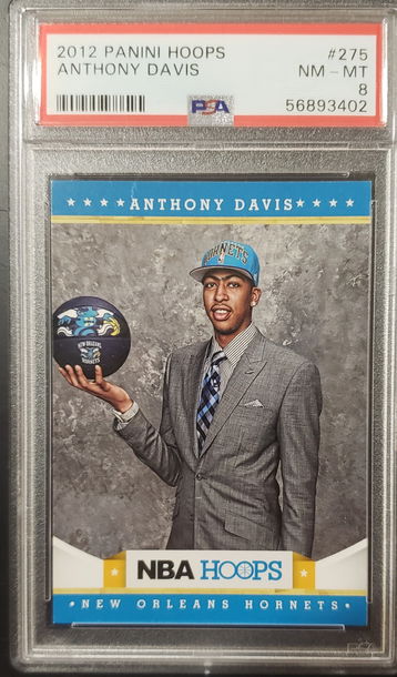 2012 Anthony Davis RC Panini hoops #275