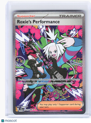 2026 Pokemon—Roxie's Performance #121/86 Chaos Rising—Special Illustration Rare Holo