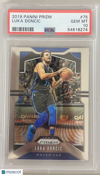2019 Panini Prizm Luka Doncic #75 PSA 10