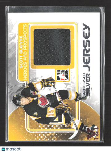 2011 In The Game Heroes and Prospects Scott Glennie #M-43 Silver Game-Used Jersey