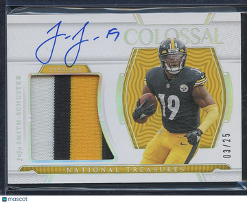 2021 JuJu Smith-Schuster Patch Panini Authentic