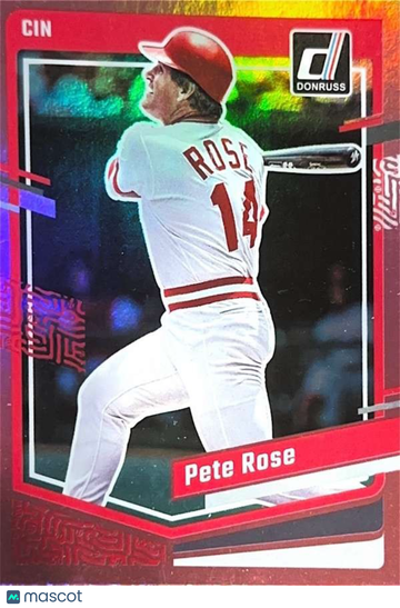 2023 Donruss - Holo Purple Pete Rose #182