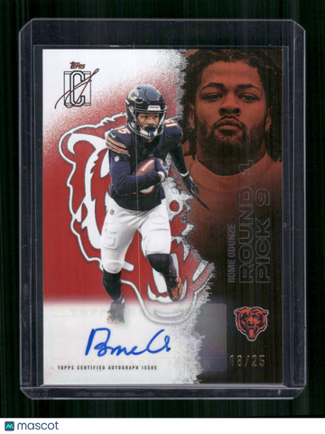 2025 Topps Signature Class Rome Odunze #10 /25 Auto