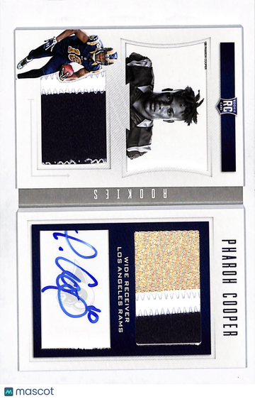 2016 Panini Playbook Pharoh Cooper #125 Patch 23/49 Rookie RC Auto