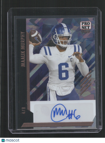 2024 PRO SET PURE MAALIK MURPHY #BA-MM2 4/8 AUTO SN