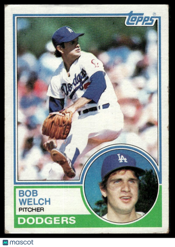 1983 Topps Bob Welch #454