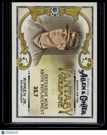 2018 Topps Allen & Ginter Cal Ripken Jr. #FG-2 Fantasy Goldmine