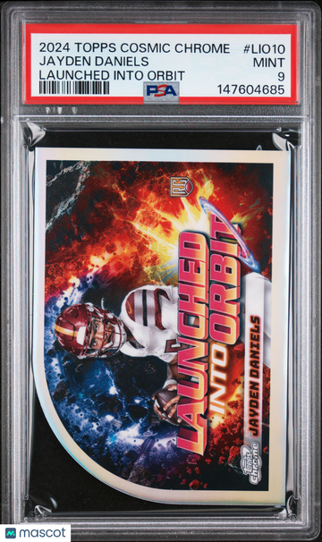2024 Topps Cosmic Chrome Launched Into Orbit Jayden Daniels #LIO10 LAUNCHED INTO ORBIT Rookie PSA 9