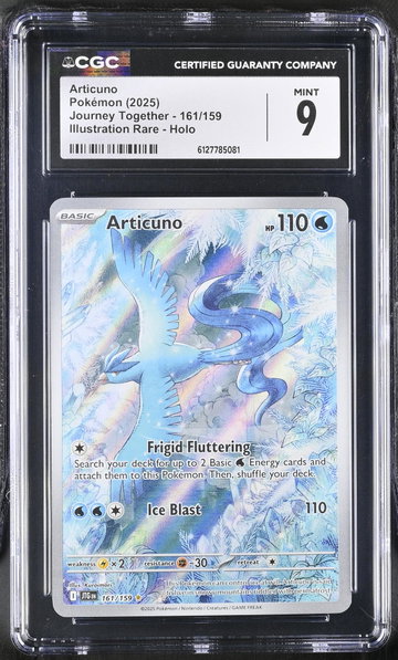 2025 #161/159 Articuno Journey Together CGC 9