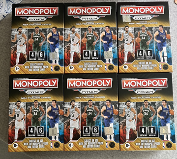 Lot of 6 2023 Monopoly Prizm Booster Packs