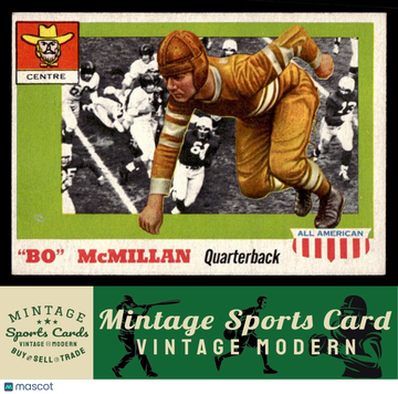 1955 Topps All-American Bo McMillan #47