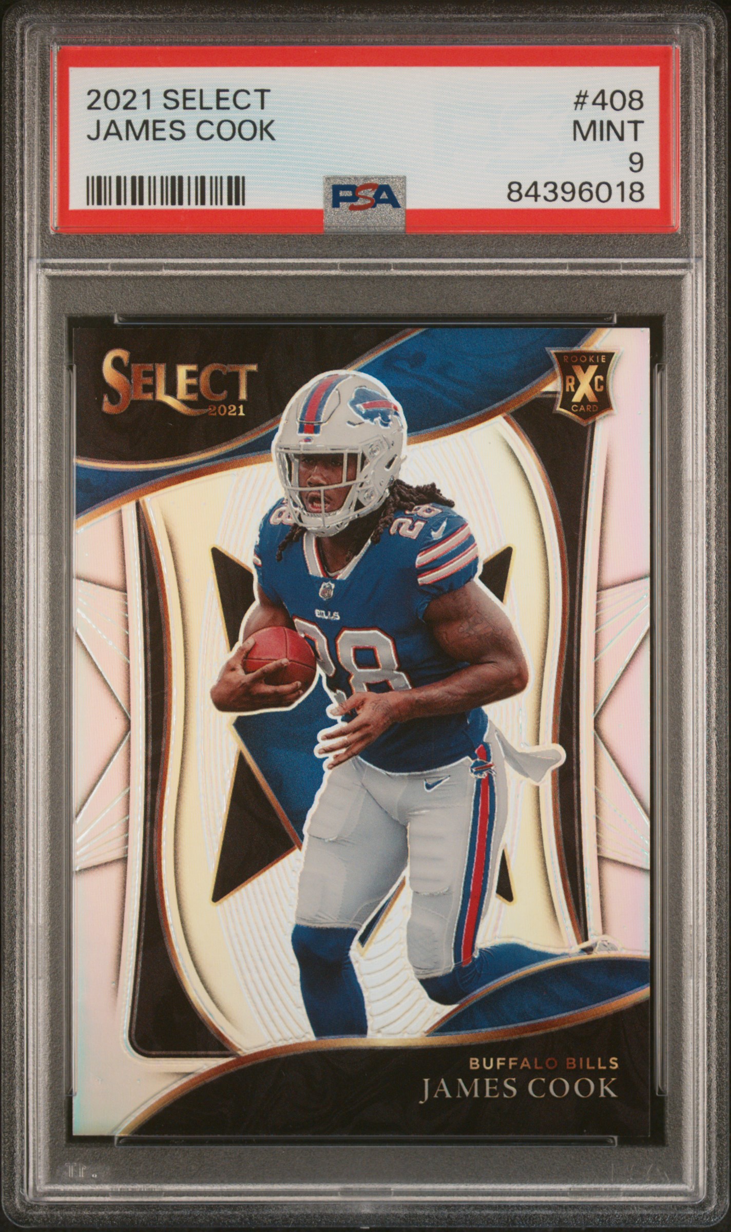 2021 Select James Cook XRC - PSA 9