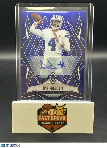 2026 Panini Phoenix Football Dak Prescott #29 Purple /49