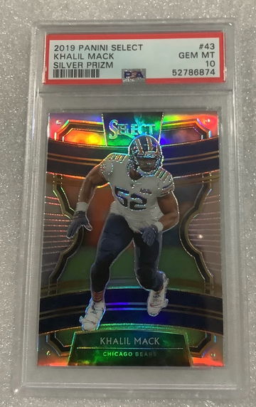 2019 Select Silver Khalil Mack Concourse PSA 10 Bears 
