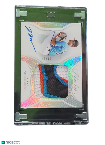 2025 Panini Flawless Prospect Patch Autographs Noble Meyer #PPA-NM /10 Prospect Patch