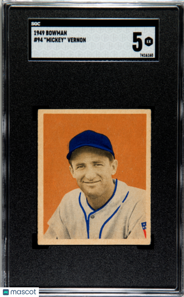 1949 Bowman Mickey Vernon #94 SGC 5