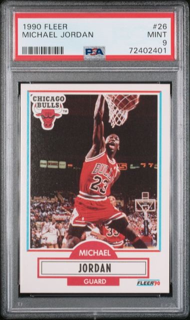 1990 Fleer #26 Michael Jordan PSA 9