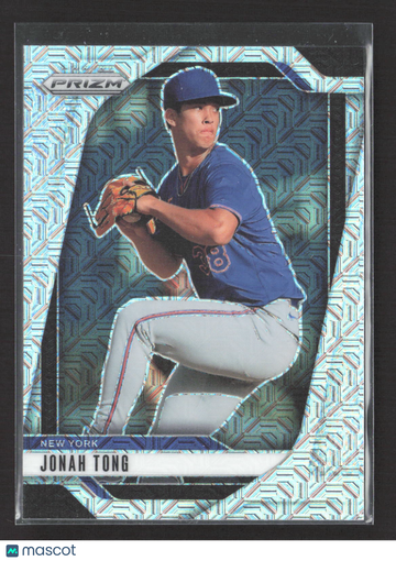 2025 Panini Prizm Baseball Jonah Tong #284 Teal Mojo /25