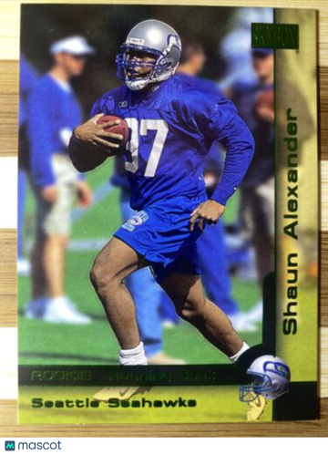 🔥2000 Skybox Shaun Alexander RC Green Parallel Seahawks