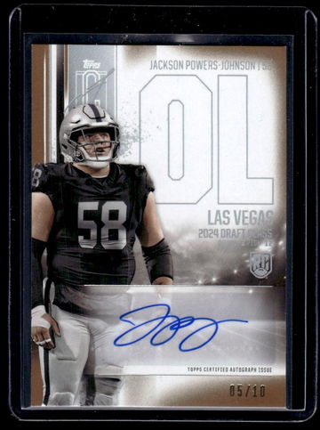 2024 Topps Signature Draft Class Jackson Powers-Johnson Auto Variation /10