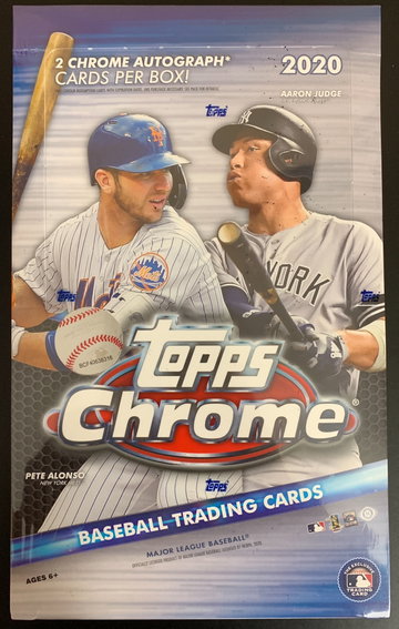 2020 Topps Chrome Hobby Box 