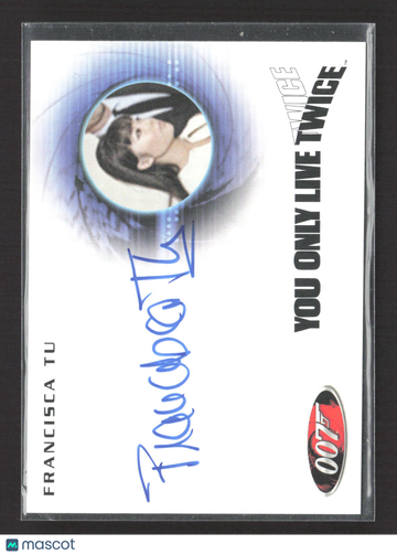 1962 Rittenhouse James Bond 007 You Only Live Twice Francisca Tu Autograph #A171