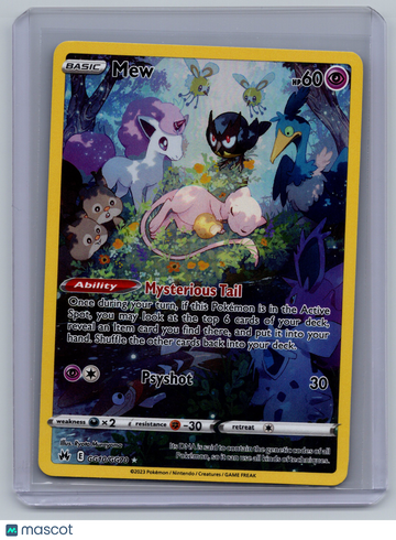 2023 Crown Zenith Mew Holo Rare #GG10/GG70