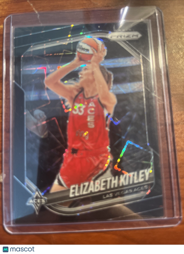 2025 WNBA Prizm Elizabeth Kitley #41 BaseBlackVelocityPrizm