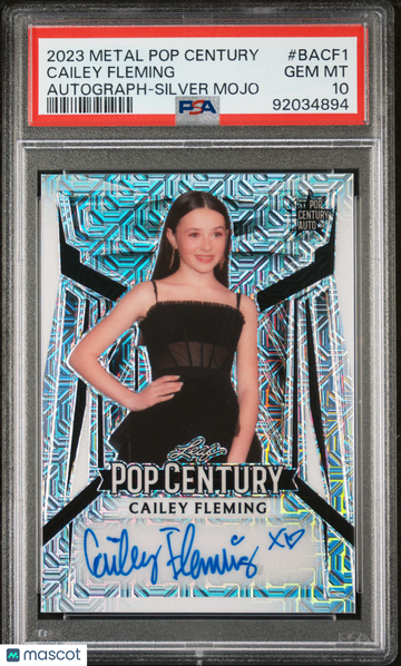 2023 Leaf Metal Pop Century Autograph Cailey Fleming #BACF1 PSA 10