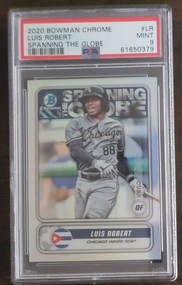 2020 Bowman Chrome Luis Robert Spanning The Globe #LR PSA 9