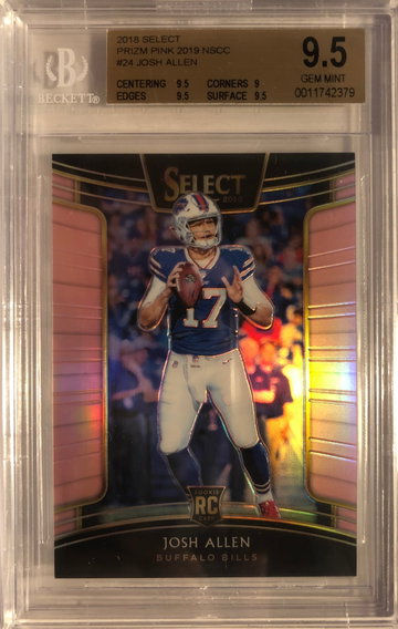 2018 Select Josh Allen Rookie Concourse Pink NSCC