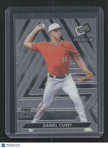2024 Press Pass Premium Baseball DANIEL CUVET #73 ROOKIE RC,/285,SN