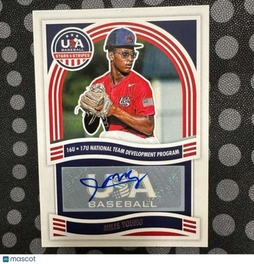 2024 Panini Stars And Stripes USA Baseball Miles Young #NTS-MY