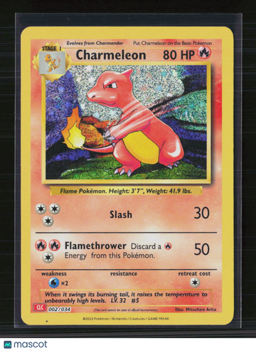 Pokemon 2023 Classic Collection Charmeleon #2/34