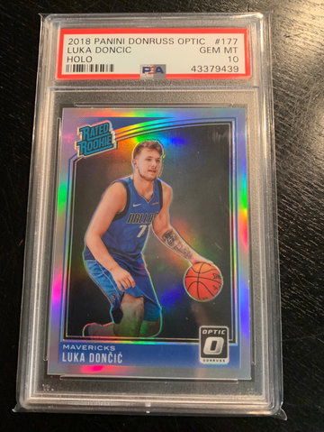 2018 Donruss Optic Holo Luka Doncic Psa 10 Gem