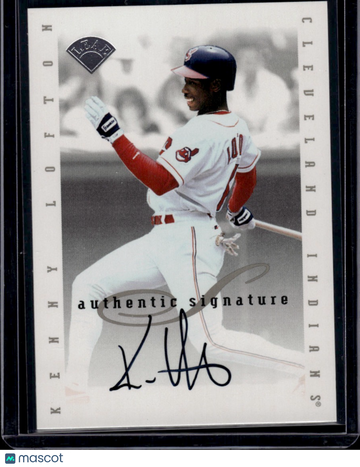 1996 Leaf Signature Series Kenny Lofton #100