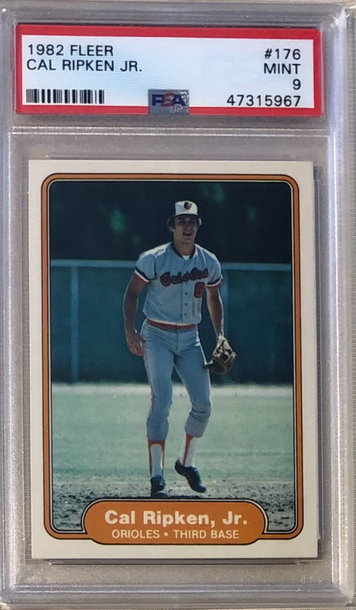 1982 Fleer #176 Cal Ripken Jr. PSA 9 rookie