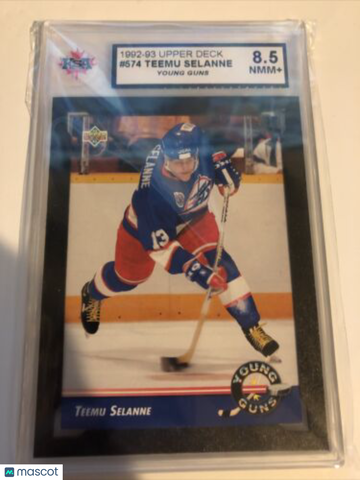 1992-93 Upper Deck Teemu Selanne #574 Rookie KSA 8.5