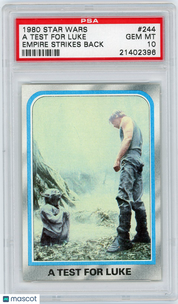 1980 Star Wars Empire Strikes Back A Test For Luke #244 PSA 10
