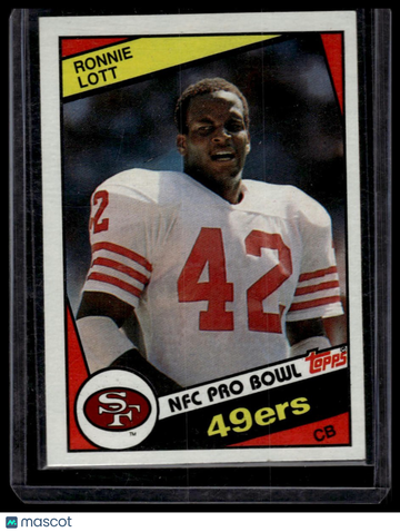1984 Topps Ronnie Lott #357c