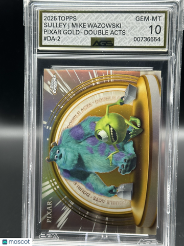 2025 Topps Chrome Pixar GOLD AGS 10