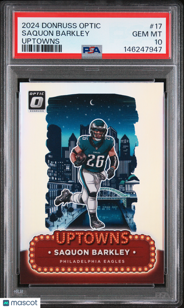 2024 Panini Donruss Optic Uptowns Saquon Barkley #17 PSA 10