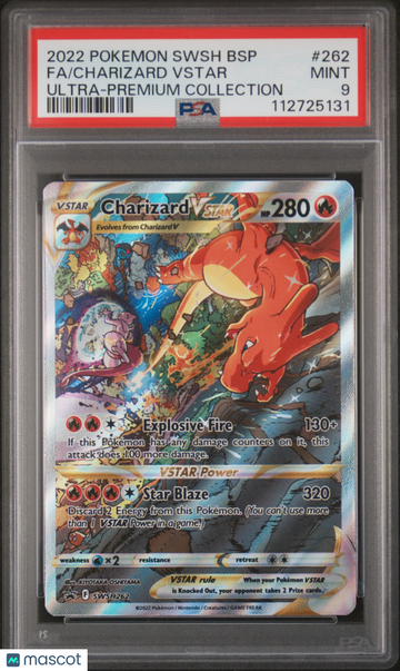 2022 Pokemon Swsh Black Star Promo Charizard VSTAR Ultra-Premium Collection Fa PSA 9 #262