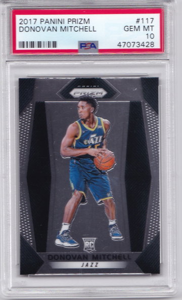 Donovan Mitchell 2017 Prizm PSA 10 